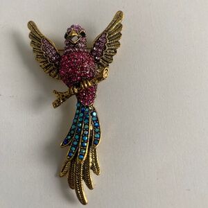 Parrot brooch